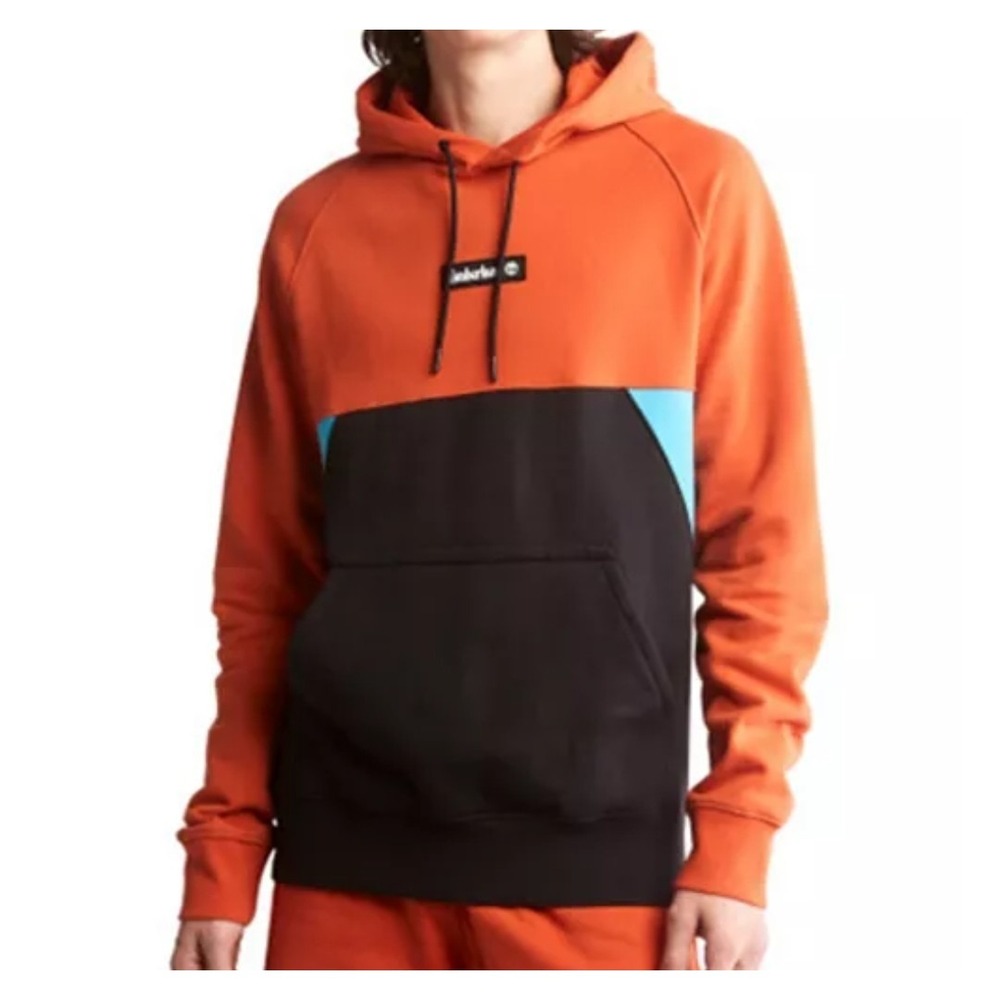 Timberland Pullover‎ Hoodie Activewear Athleisure Colorblock Mens XS Cabincore